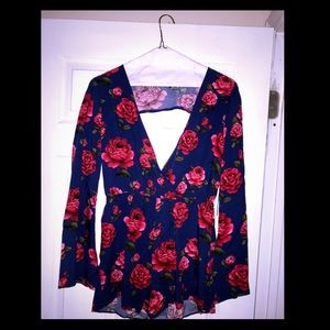 NWT Floral Romper